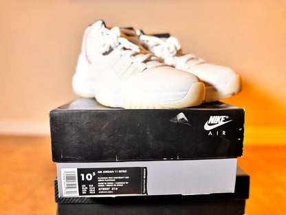 Air Jordan 11 Retro “Platinum Tint / University Red” – Size 10.5 (Deadstock / Brand New)