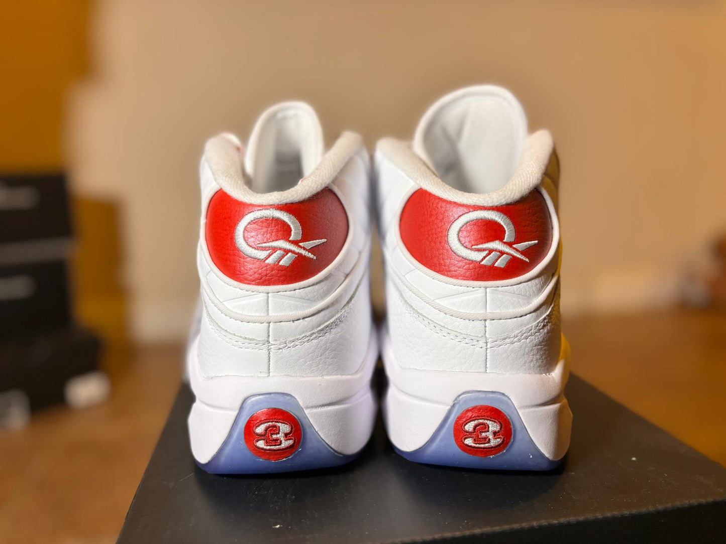 Reebok Question Mid “Red Toe” – Size 10.5 (Brand New / Deadstock) 25th Anniversary